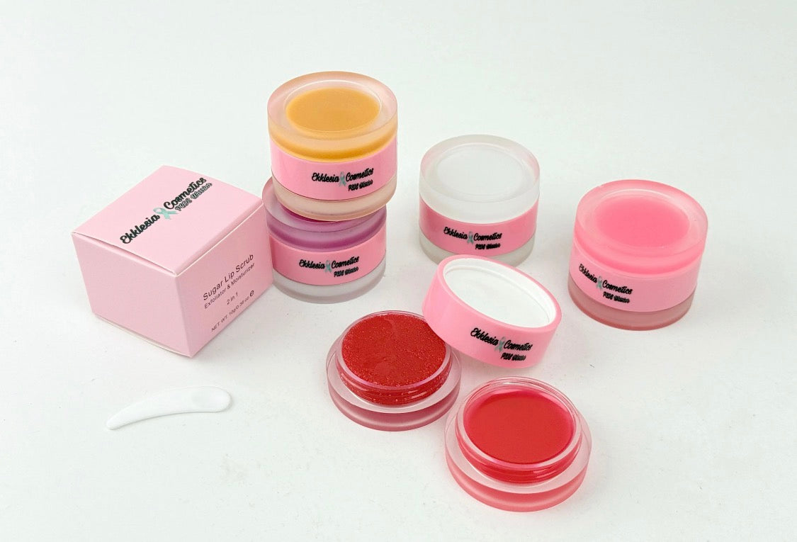 2 in 1 Sugar lip Scrub and Lip Balm 🍉